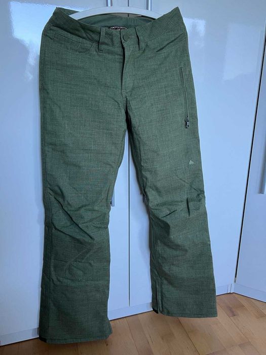 Spodnie narciarskie BURTON Thermolite damskie XS zielony bardzo dobre