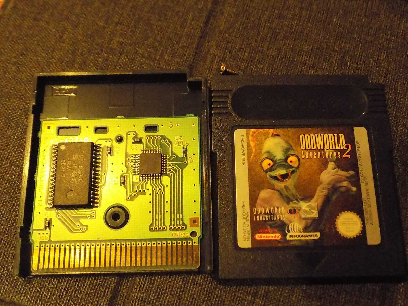 Oddworld Adventures 2 na Nintendo Game Boy Color (GBC/GBA), a także GB