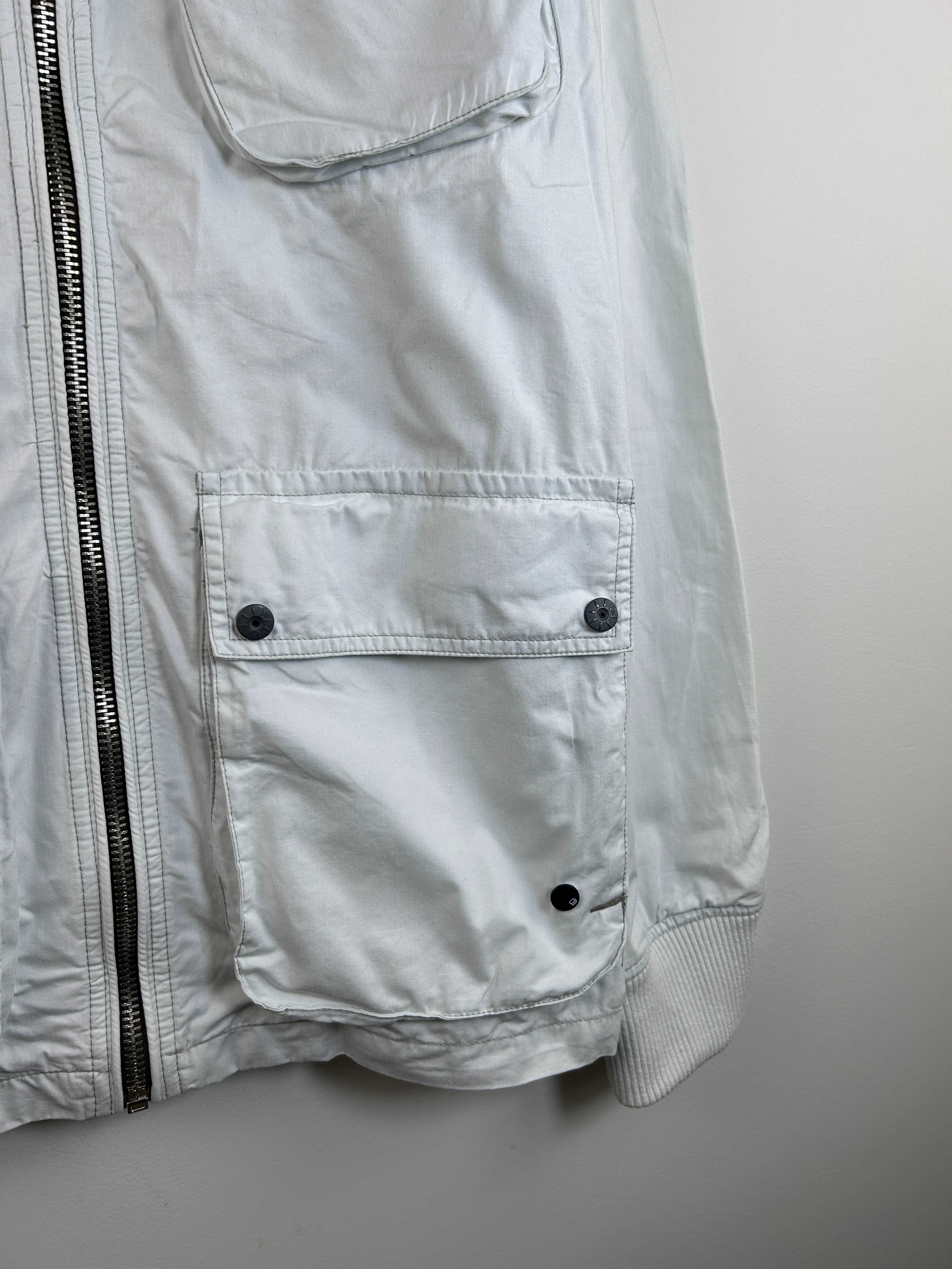 G-STAR Raw Military Style Cargo Multi Pockets White Jacket