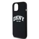 Etui DKNY Liquid Silicone White Printed Logo MagSafe na iPhone 12/12 P