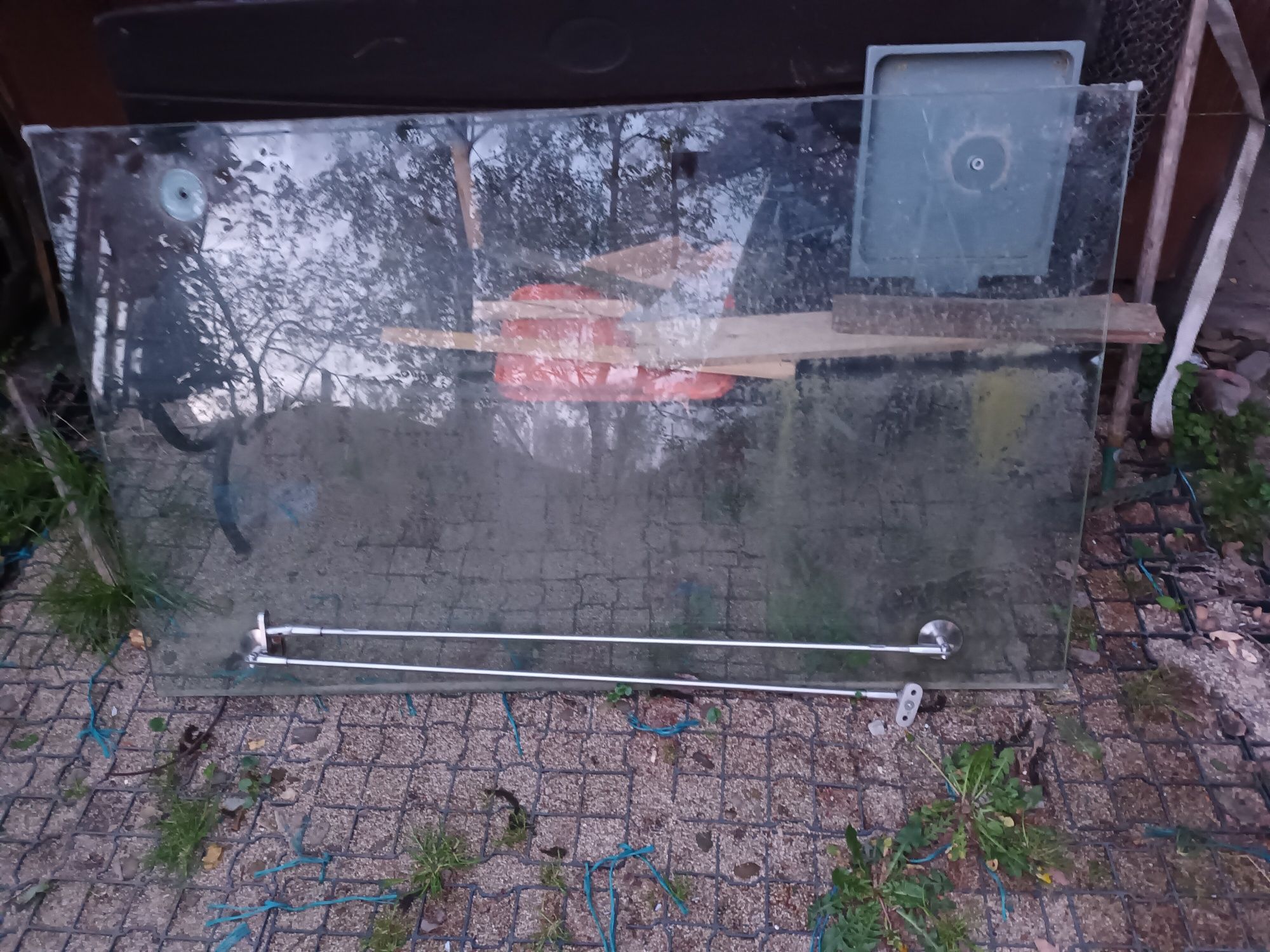 Daszek szklany 150x90 stolik