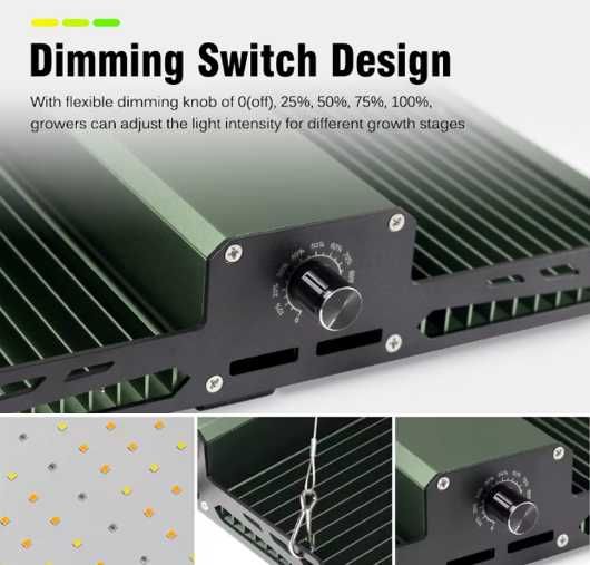 Lampa panel LED do uprawy roślin 120W FULL SPECTRUM