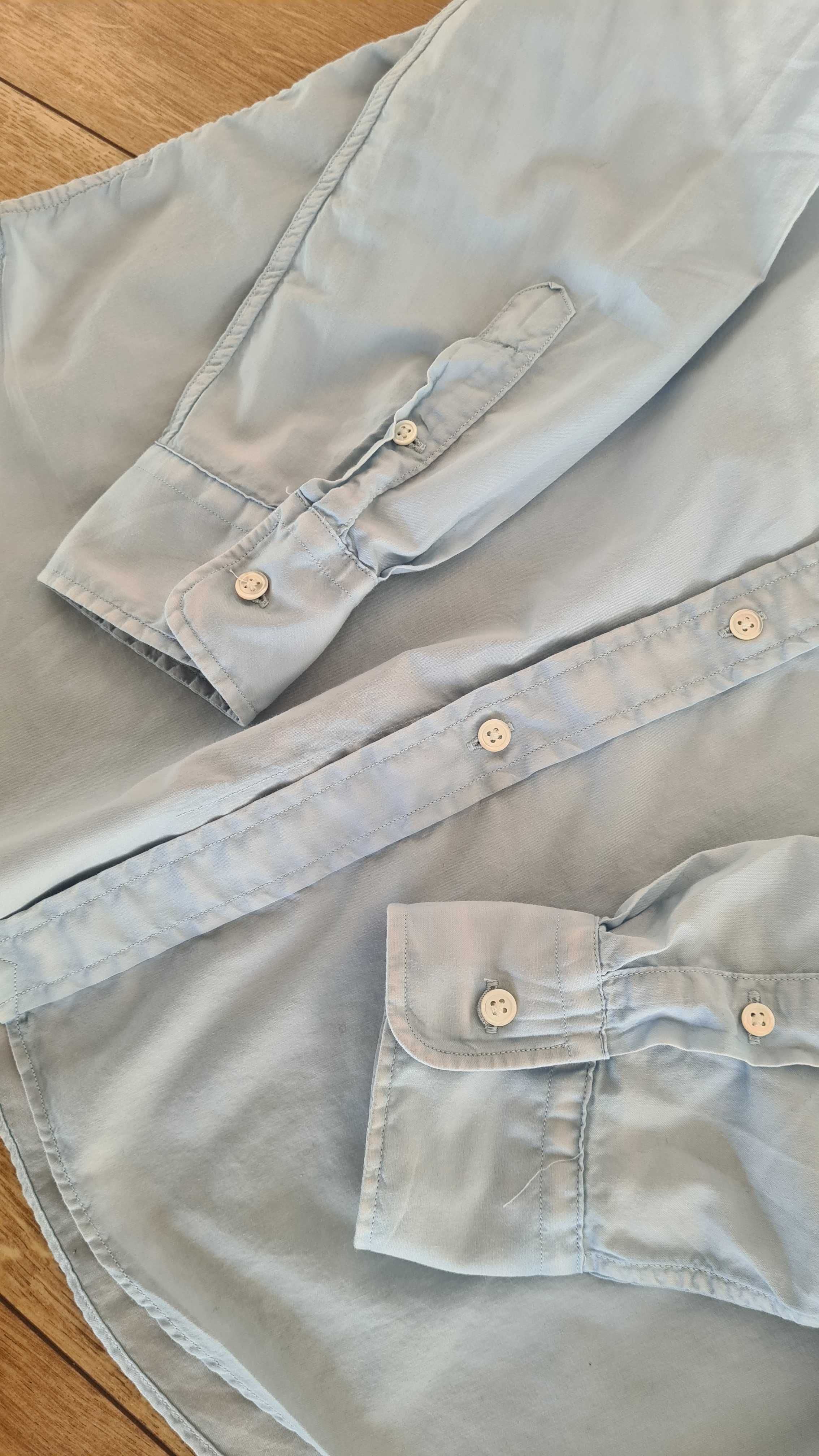 Koszula Polo Ralph Lauren. Old money. Błękitna, Baby blue. M 38.