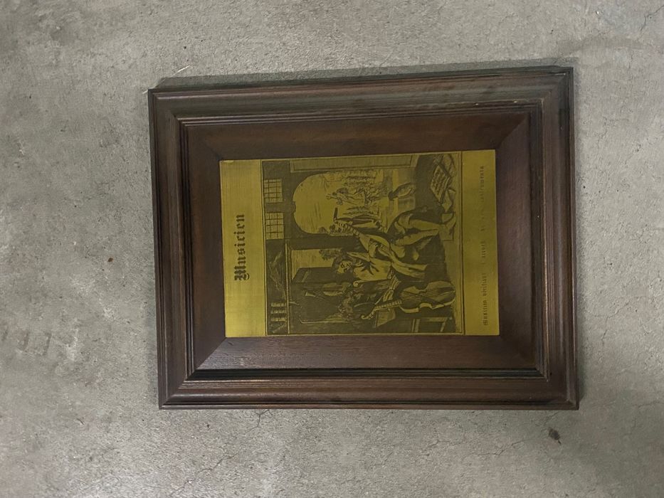 Quadro de madeira vintage