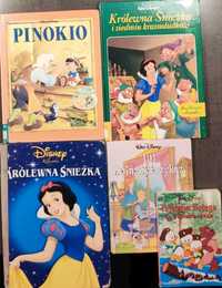 Zestaw książek dla dzieci Disney - Królewna Śnieżka, Pinokio, i inne