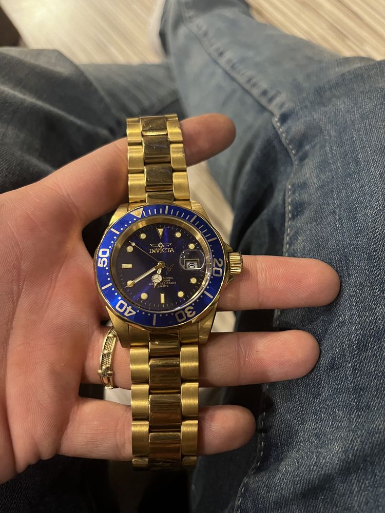 Zegarek invicta złoty pro diver