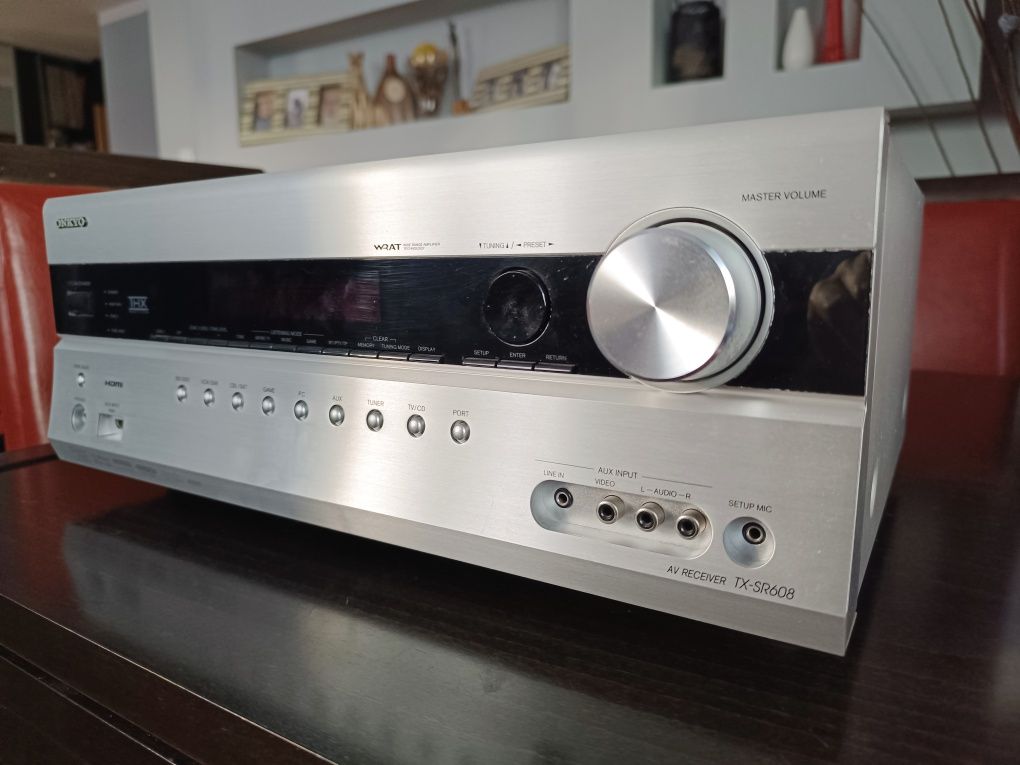 Amplituner stereo kina domowego 7.2 kanałowy ONKYO TX-SR608