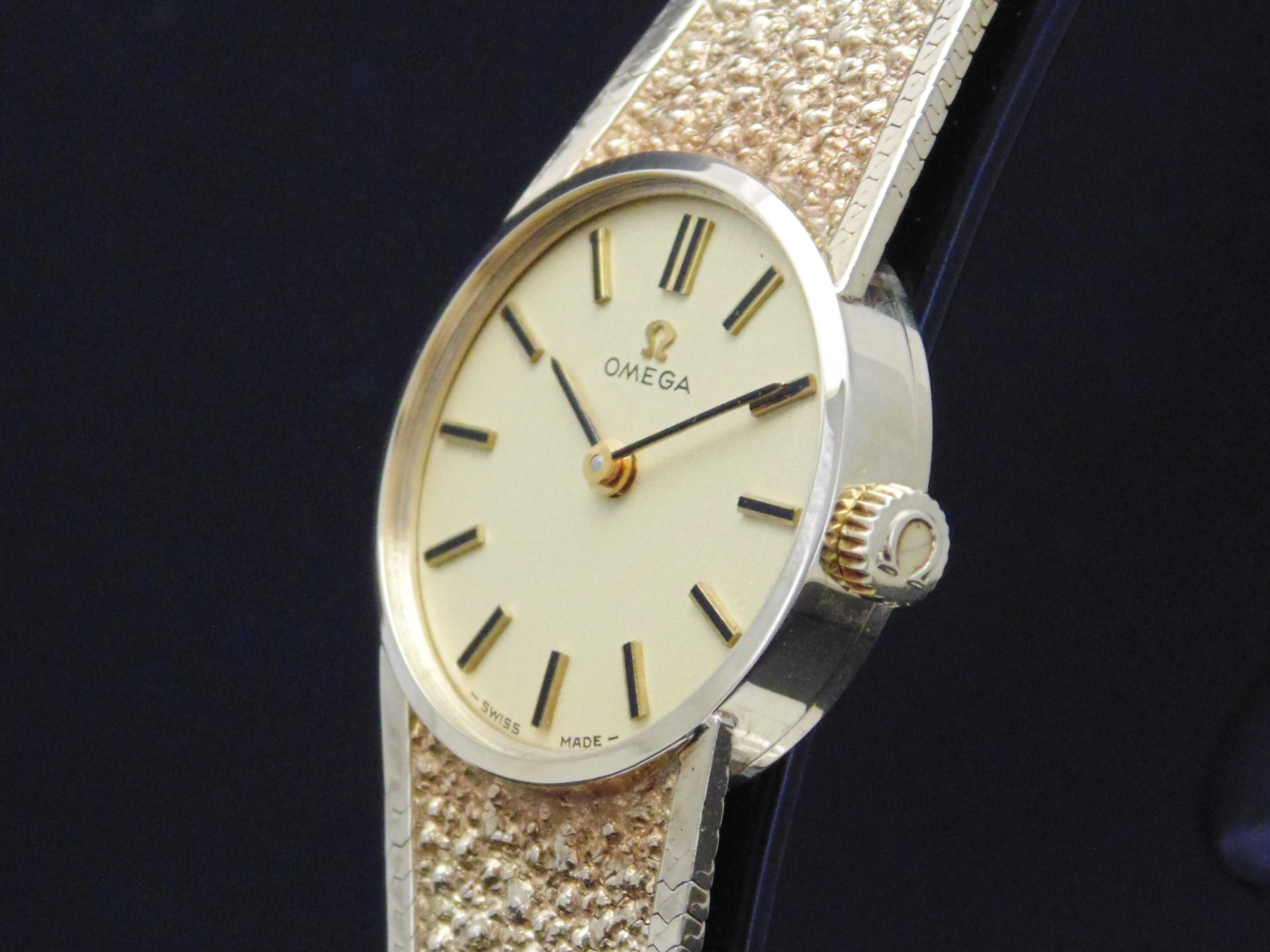 Złota Omega Złota Bransoleta Cal.620 (1) pr.375 9ct.rok prod.1972