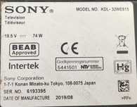 Płyta główna i zasilająca Sony KDL-32WE615