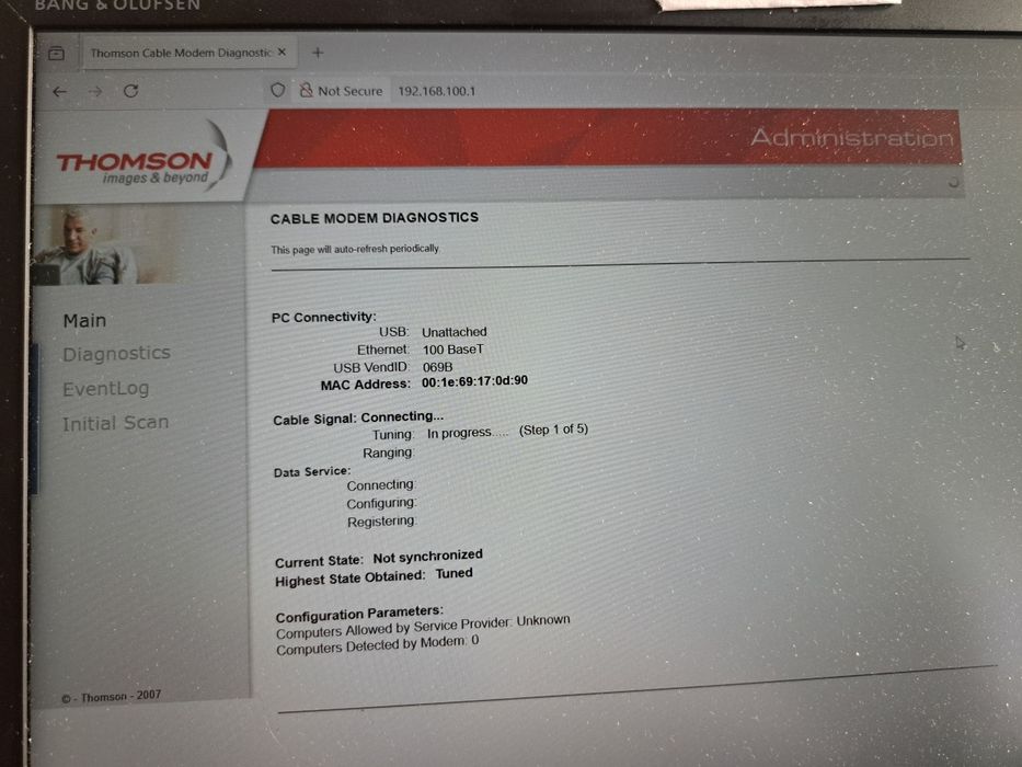 Dekoder kablowy Thomson