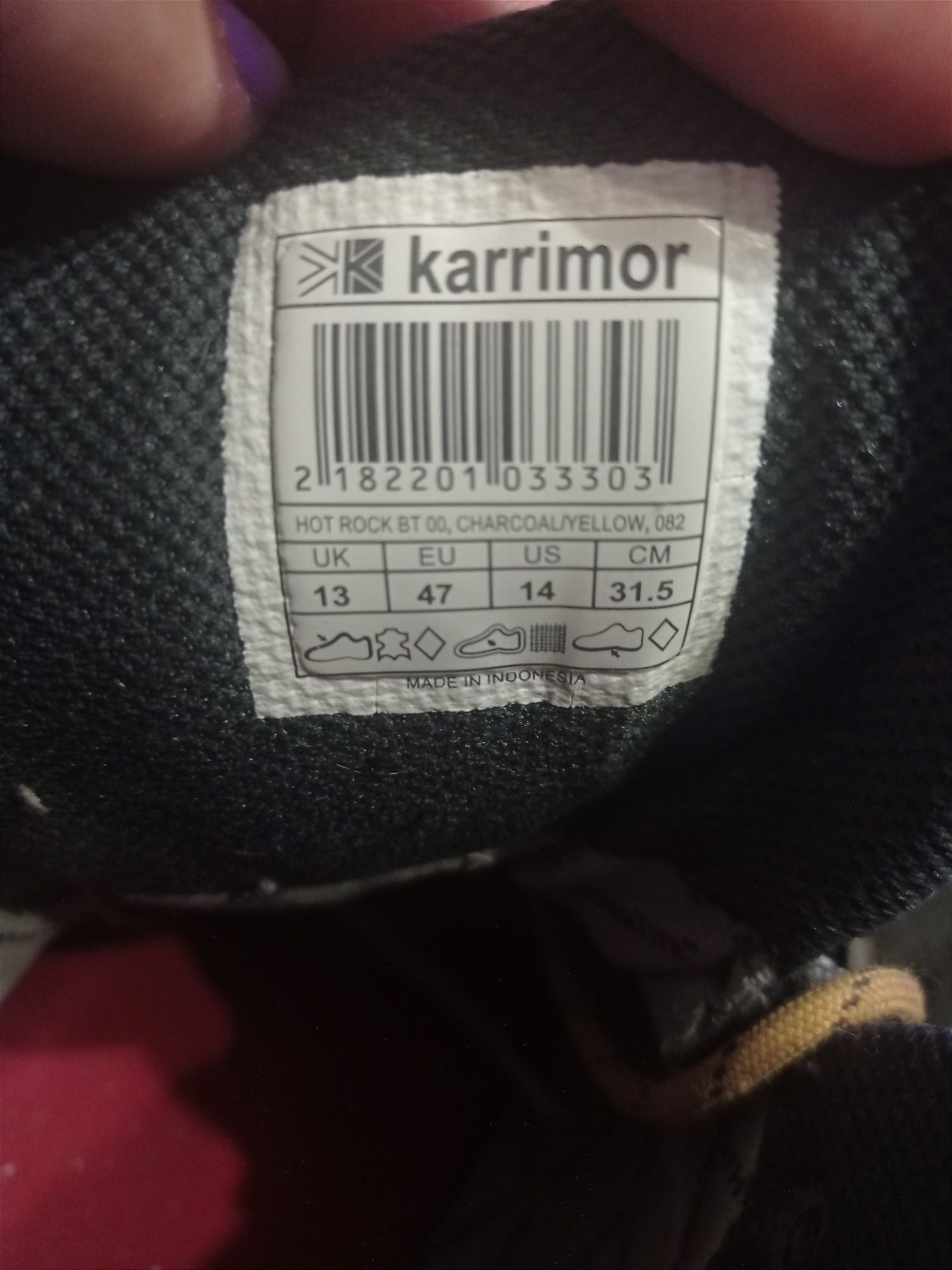 Продам зимние ботинки karrimor.