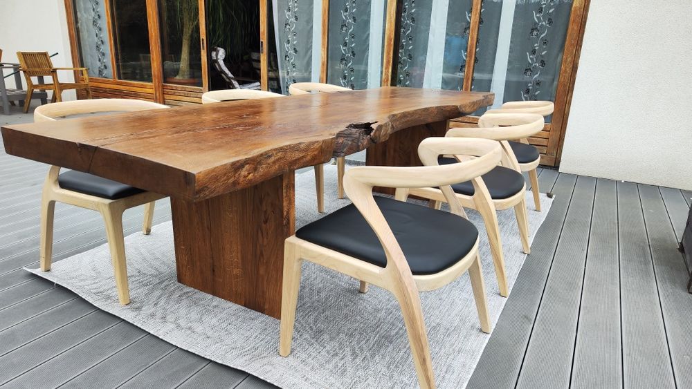 Stół dębowy monolit