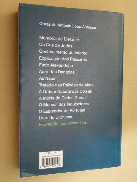 Exortação aos Crocodilos de António Lobo Antunes