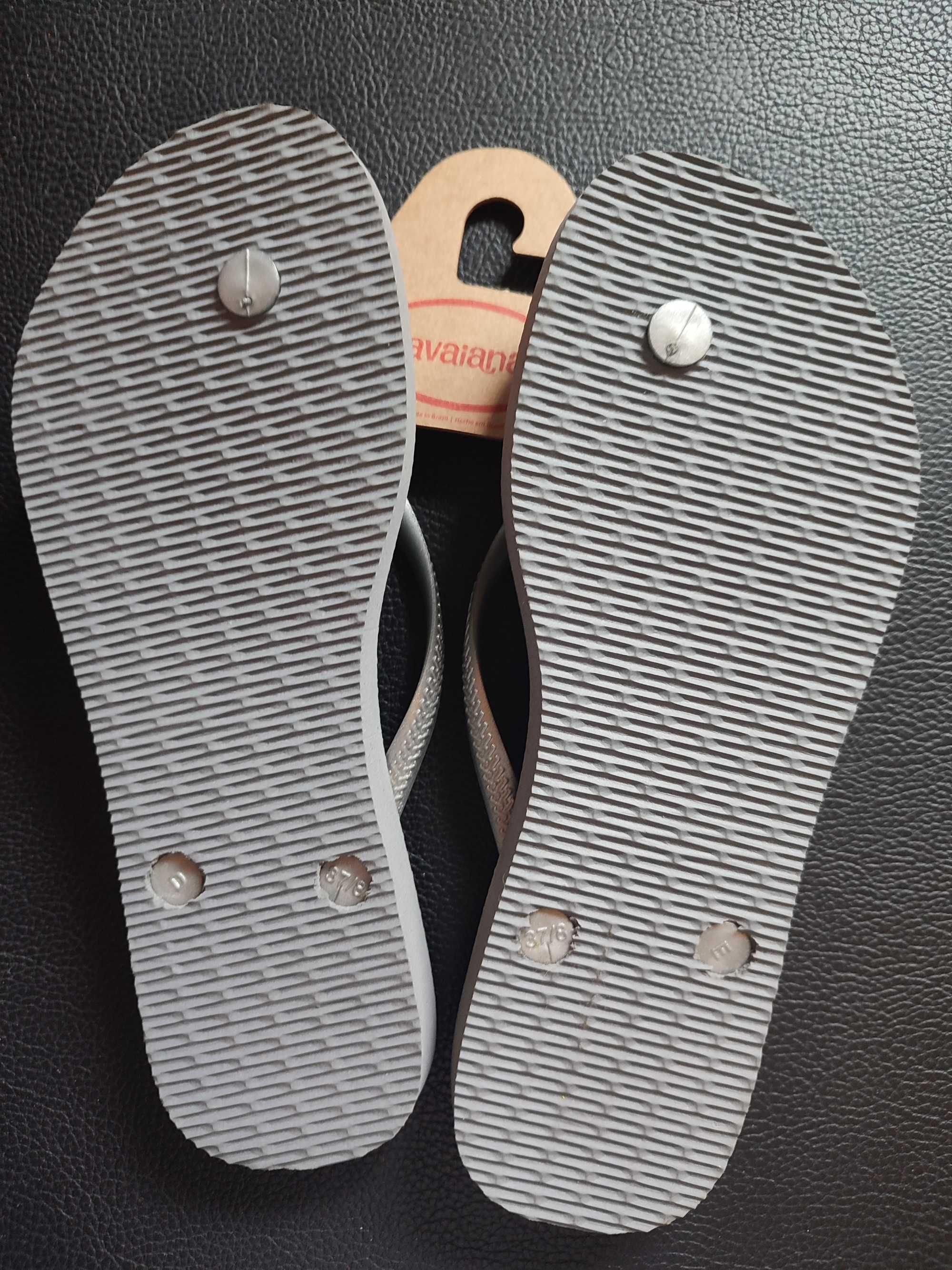 Havaianas Slim  novas prateadas 37/38