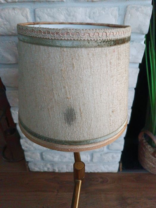 Lampa Vintage mosiężna biurkowa do gabinetu