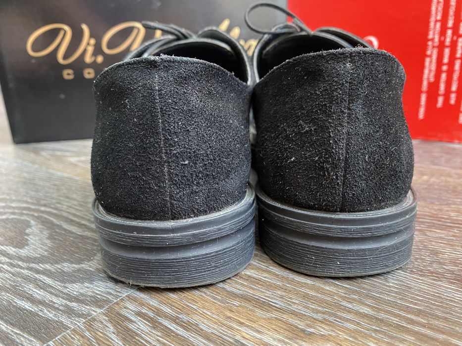 Жіночі оксфорди нат лак+замша р39/25 см устілка (ідеал стан)