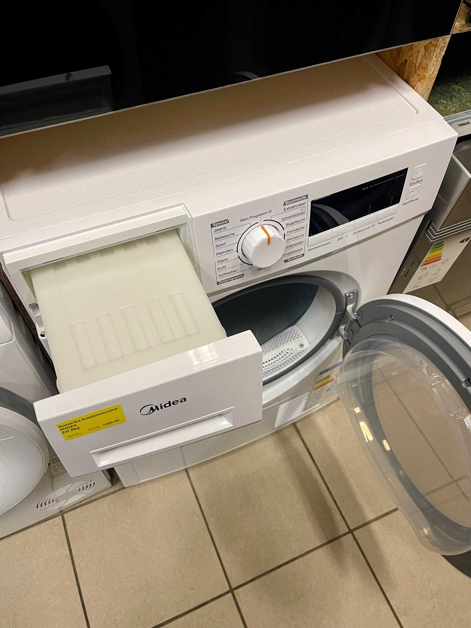 Suszarka kondensacyjna MIDEA 8KG !! Dostępne suszarki z pompą!!