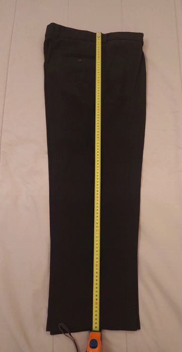 Męskie spodnie garniturowe 65% wełna