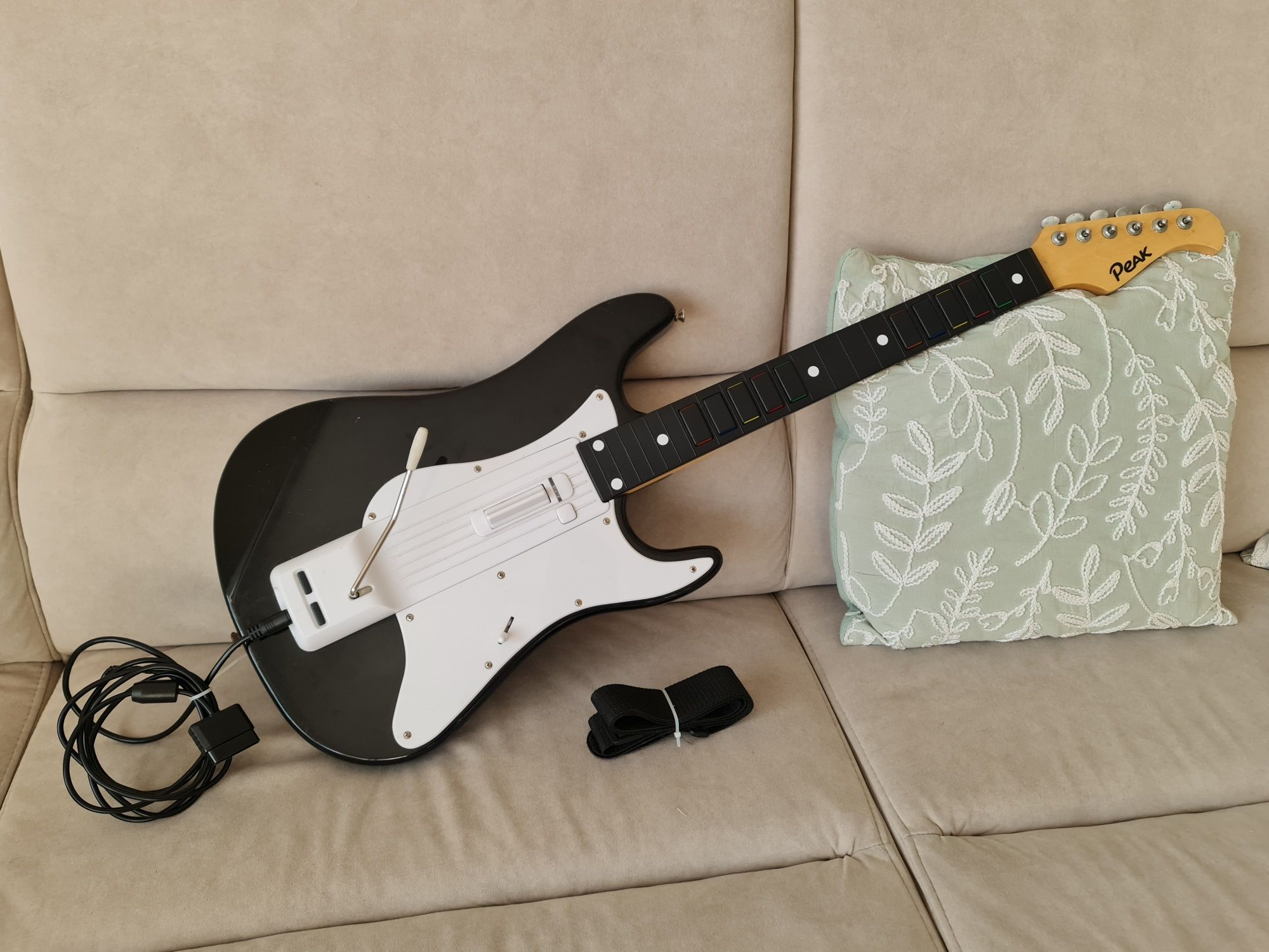 Gitara Guitar Hero Drewniana kolekcjonerska PC & PS2 - Clone Hero PEAK