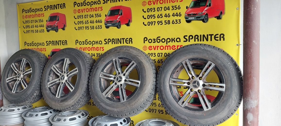резина дельфін 225 75 r17 mercedes Sprinter w907 w906 Crafter Man