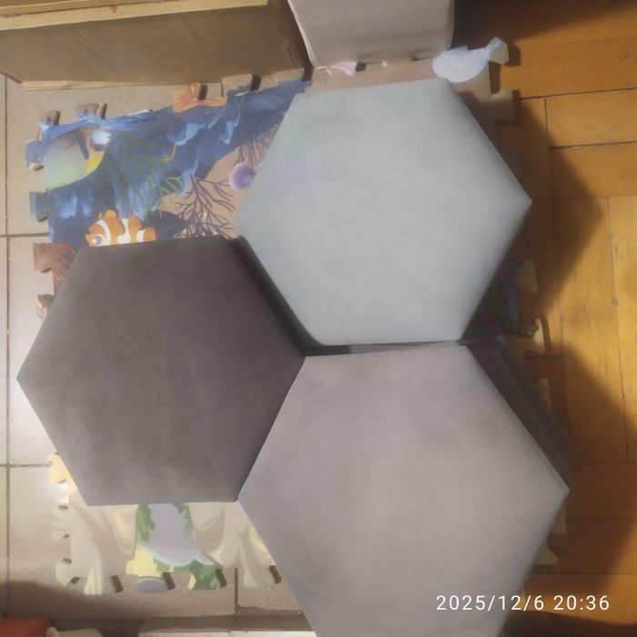 Panele ścienne tapicerowane welurowe