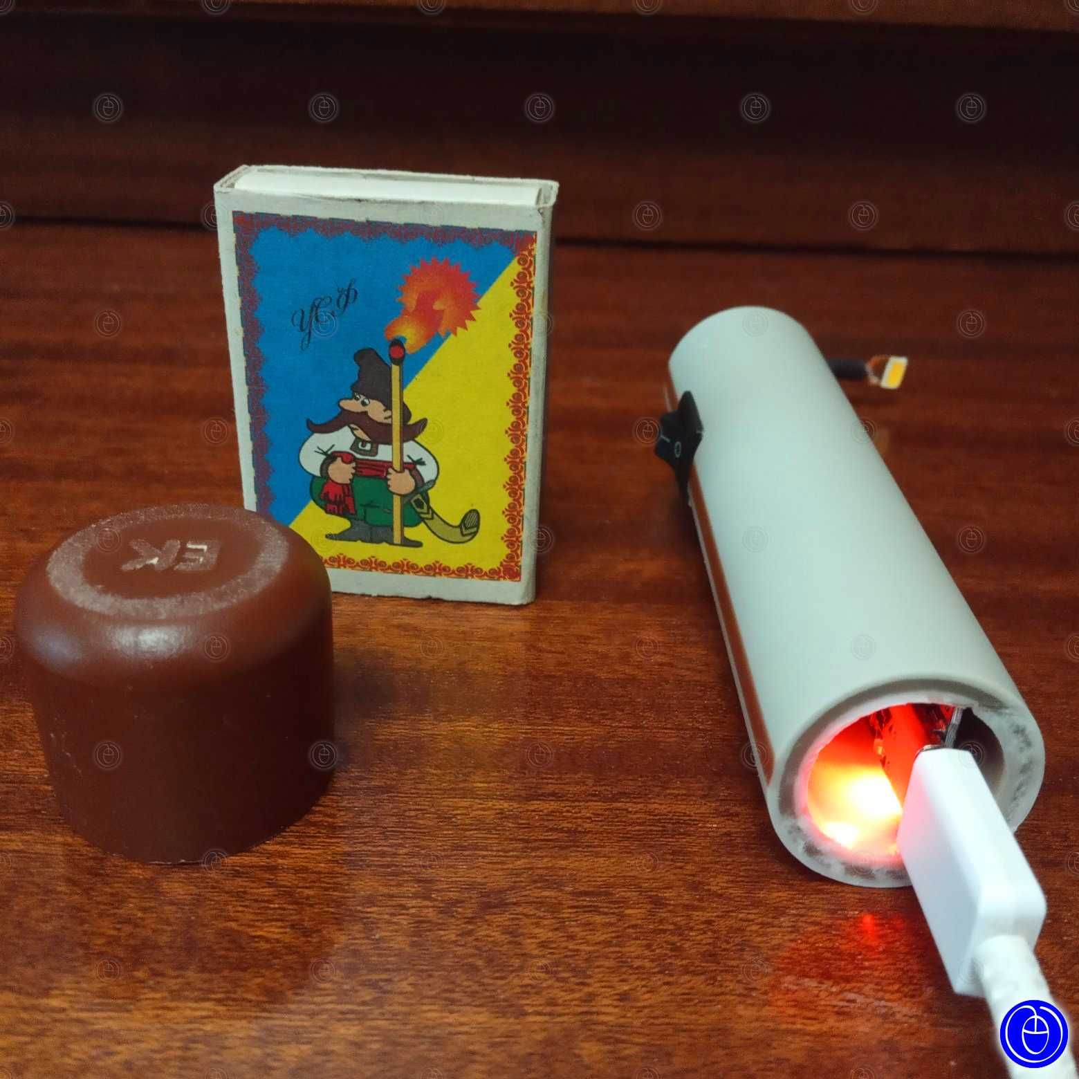 Фонарик аккумуляторный, заряд по USB Type-C, заменит восковую свечу