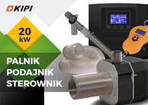 palnik kipi sprzedaż montaż moc 20 kW na pellety z drewna ecomax plum