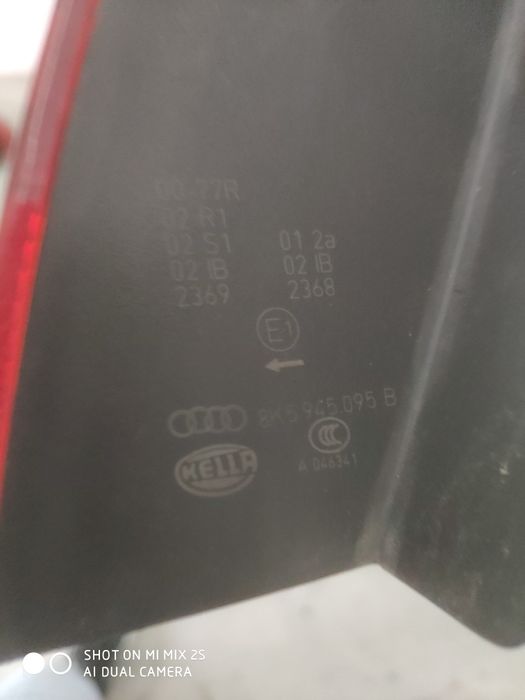 Farolins trás ext. Audi A4 B8 sedan