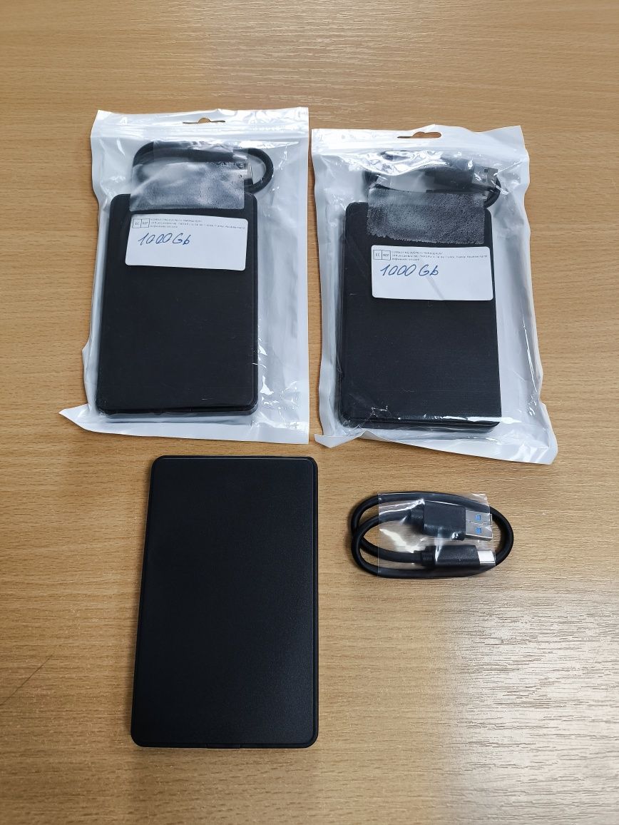 Зовнішній HDD диск (кишеня) USB Type-C, 1000Gb / 1Tb