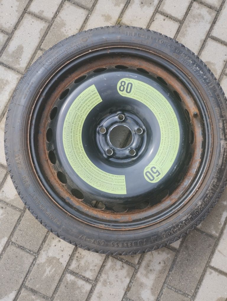 Dojazdówka  zapas 19 Audi