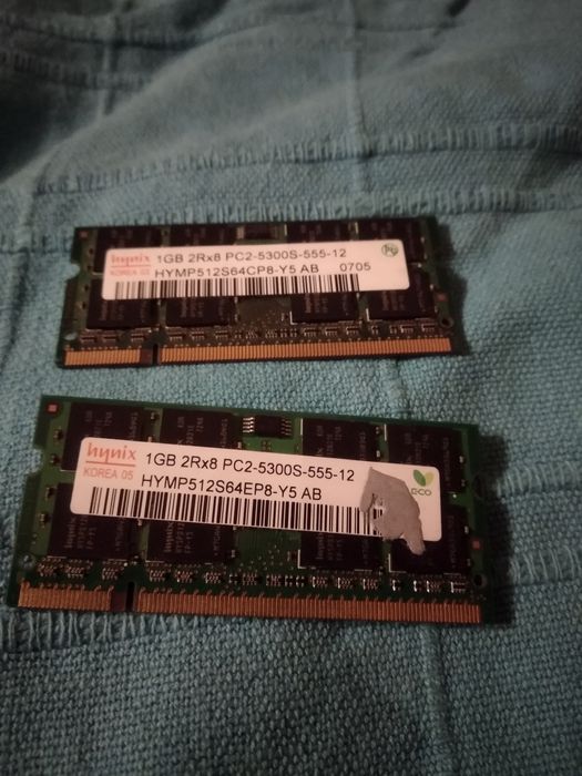 Hynix 1Gb*2 для ноута