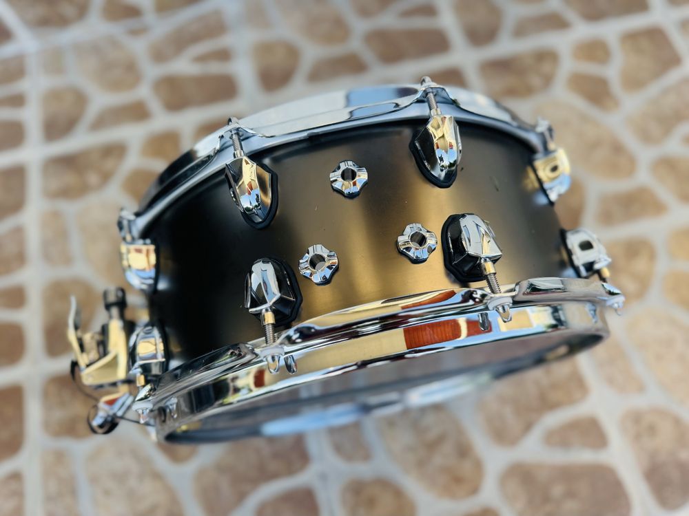 ++ Werbel MAPEX Black Panther Matt Halpern Signature 14x6 - BRASS ++