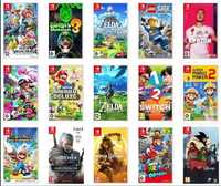 Наборы игр для Nintendo switch (Zelda , Mario , Witcher и другие игры)
