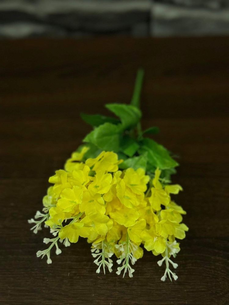Bukiet sztucznych kwiatów 33 cm żółte 48tknkw