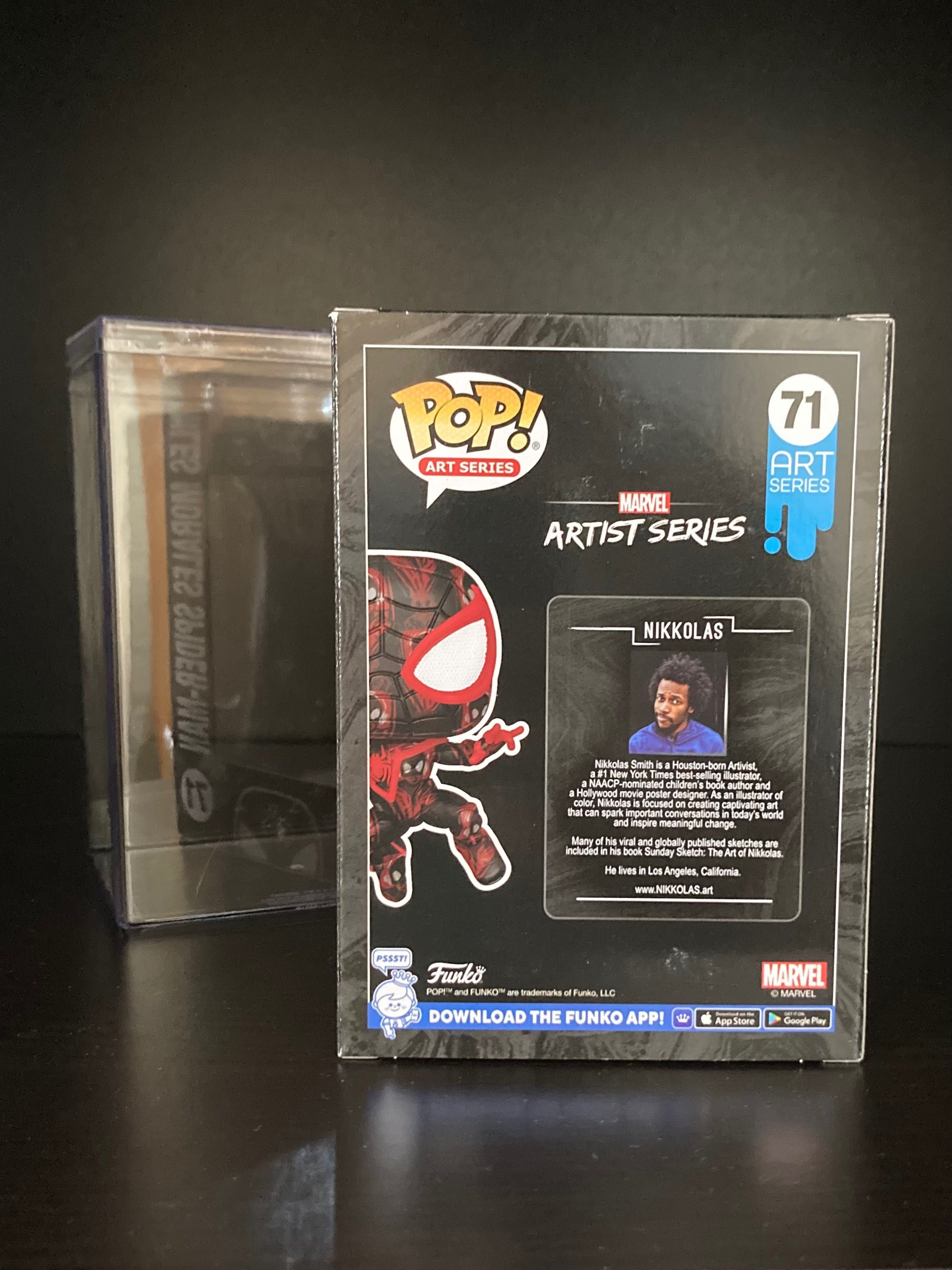 Funko Pop Miles Morales Spider-Man Art Series