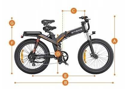 Rower Elektryczny Engwe X24 z podwójną baterią