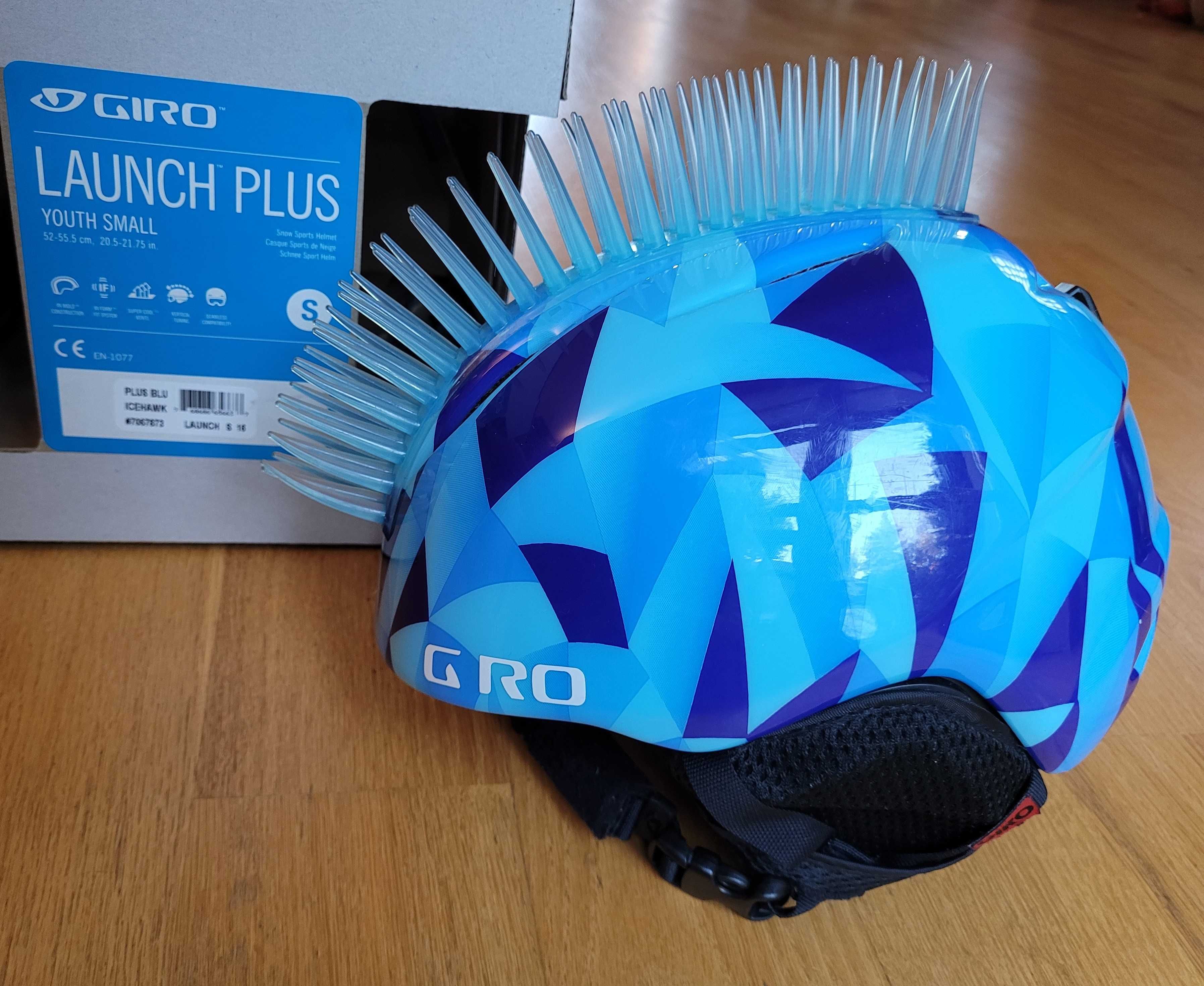Kask narciarski snowboardowy Giro Launch Plus S 52-55,5 dziecięcy