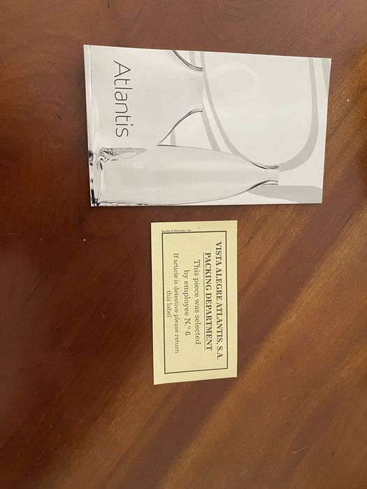 Porta-canetas em Cristal Atlantis da Vista Alegre