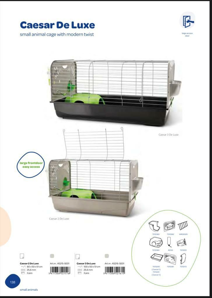 Gaiolas novas disponíveis