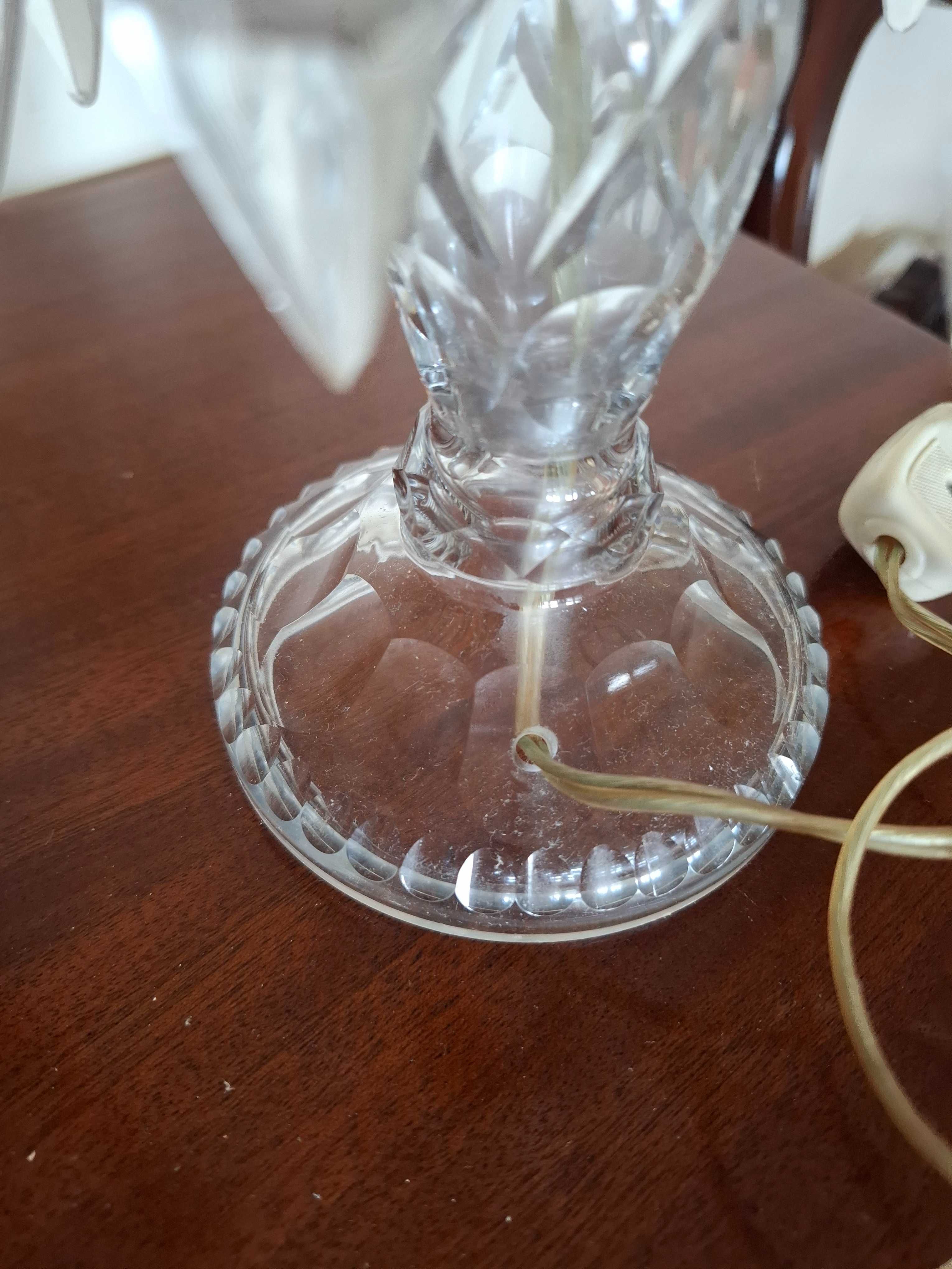 Candeeiros vintage em cristal