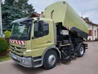 Mercedes-Benz ATEGO 1524 *2011* Zamiatarka Faun dwustronna Import mały przebieg  odkurzacz , myjka, 2 silniki, euro-5