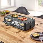 SEVERIN RG 2365 grill elektryczny raclette, czarny, 1300W, 8 pateleni