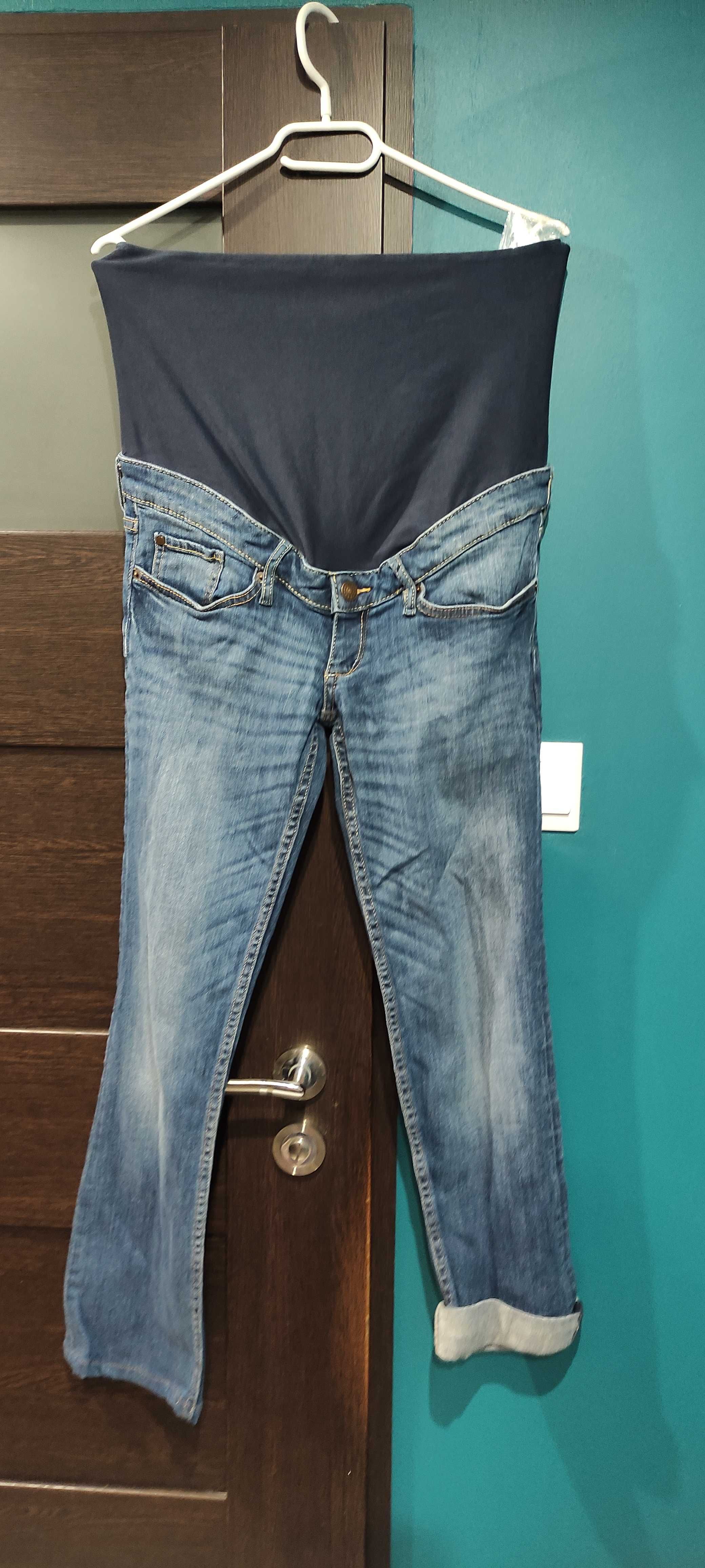 Spodnie długie ciążowe r. 38 h&m