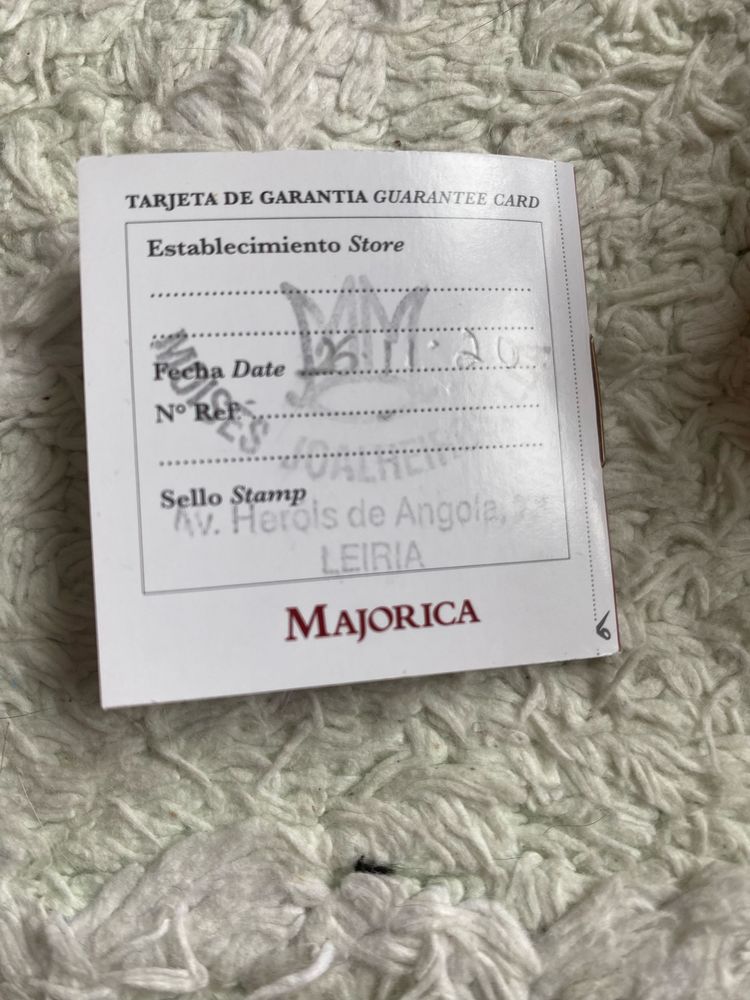 Brincos de pérola Majorica