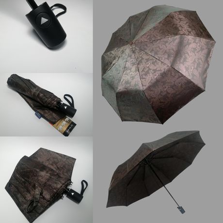Складной зонт Три слона, Ткань Жакард.