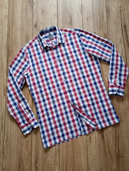 Nobel League męska koszula L Slim 40/41