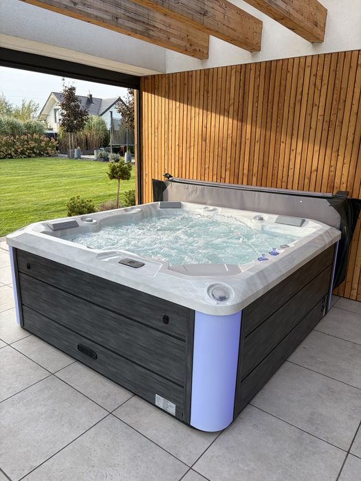 Jacuzzi 220x220x90 wysokiej klasy zewnętrzna balia ogrodowa