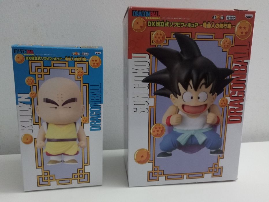 Goku e Krilin Dragonball Z Novo, figuras articuladas