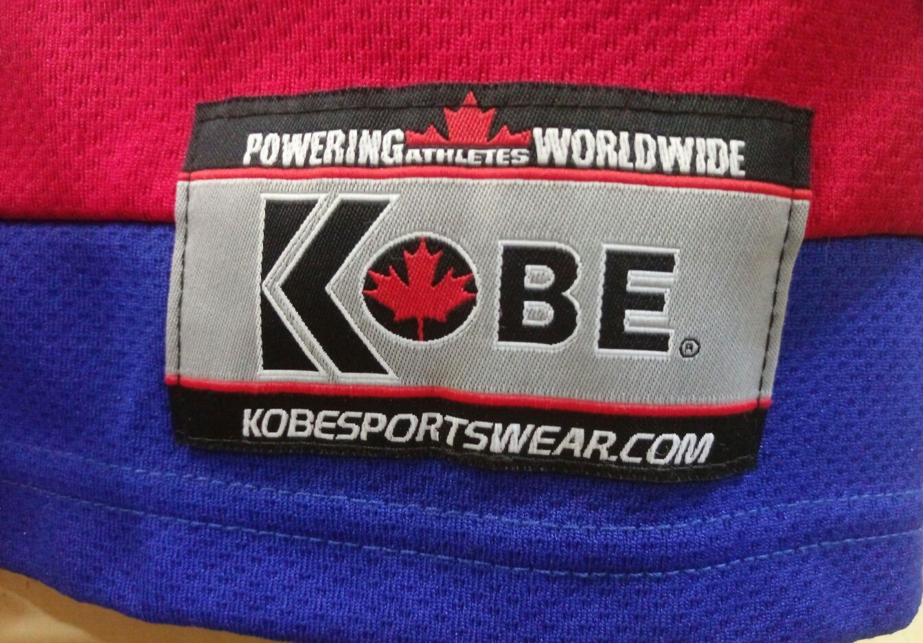 Оригінал Kobe Canadian Explorers хоккейний светр джерсі майка сітка