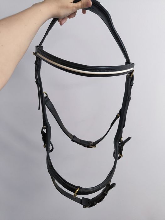 Ogłowie horseware Rambo micklem multibridle xfull czarne Anatomiczne